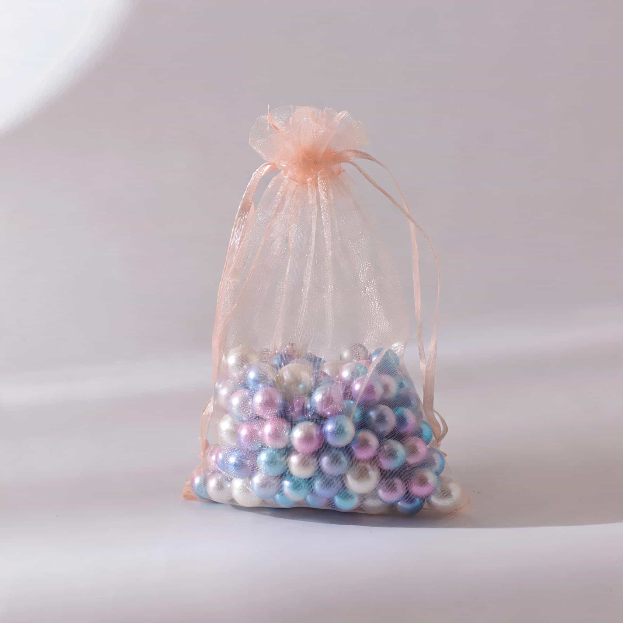 Organza Drawstring Gift Bag — Sheer Mesh Jewellery & Favour Pouch