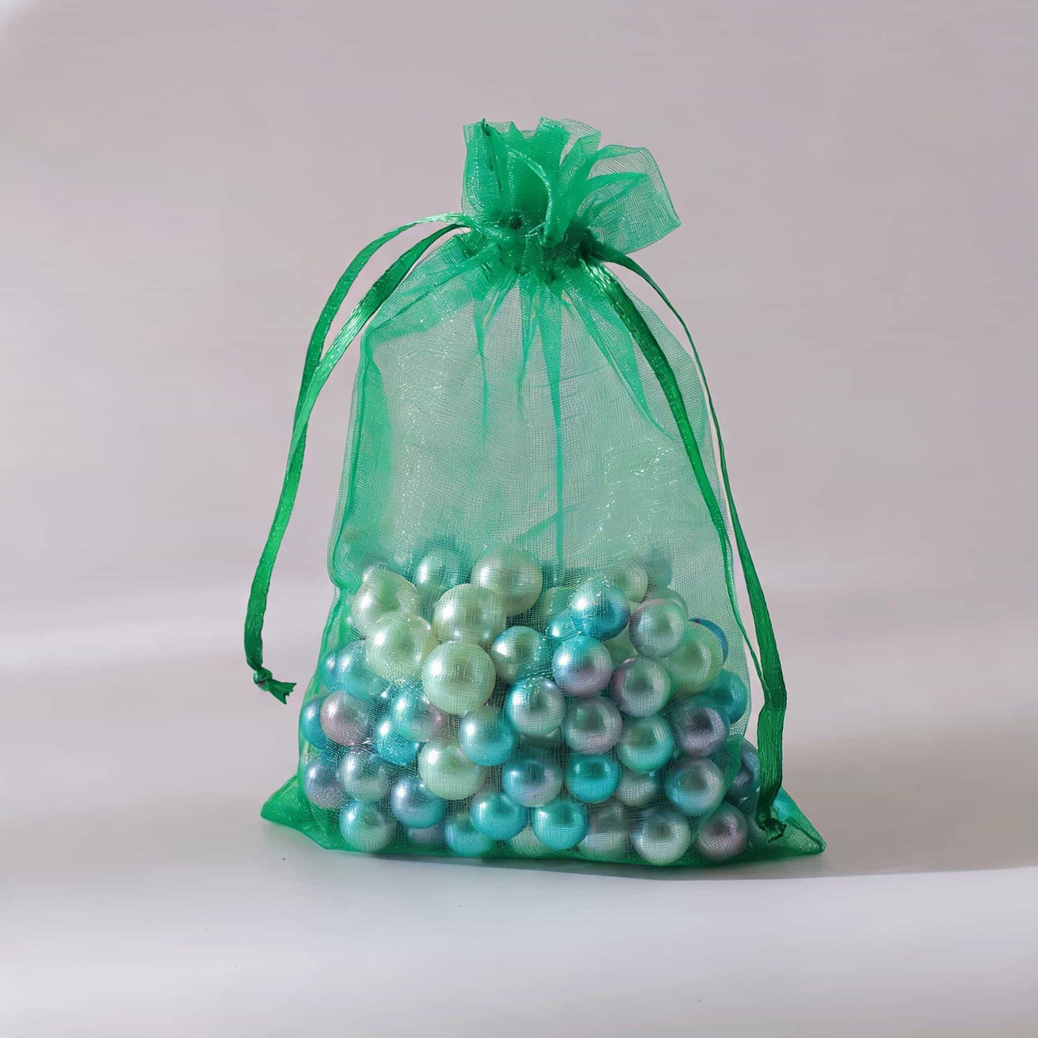 Organza Drawstring Gift Bag — Sheer Mesh Jewellery & Favour Pouch