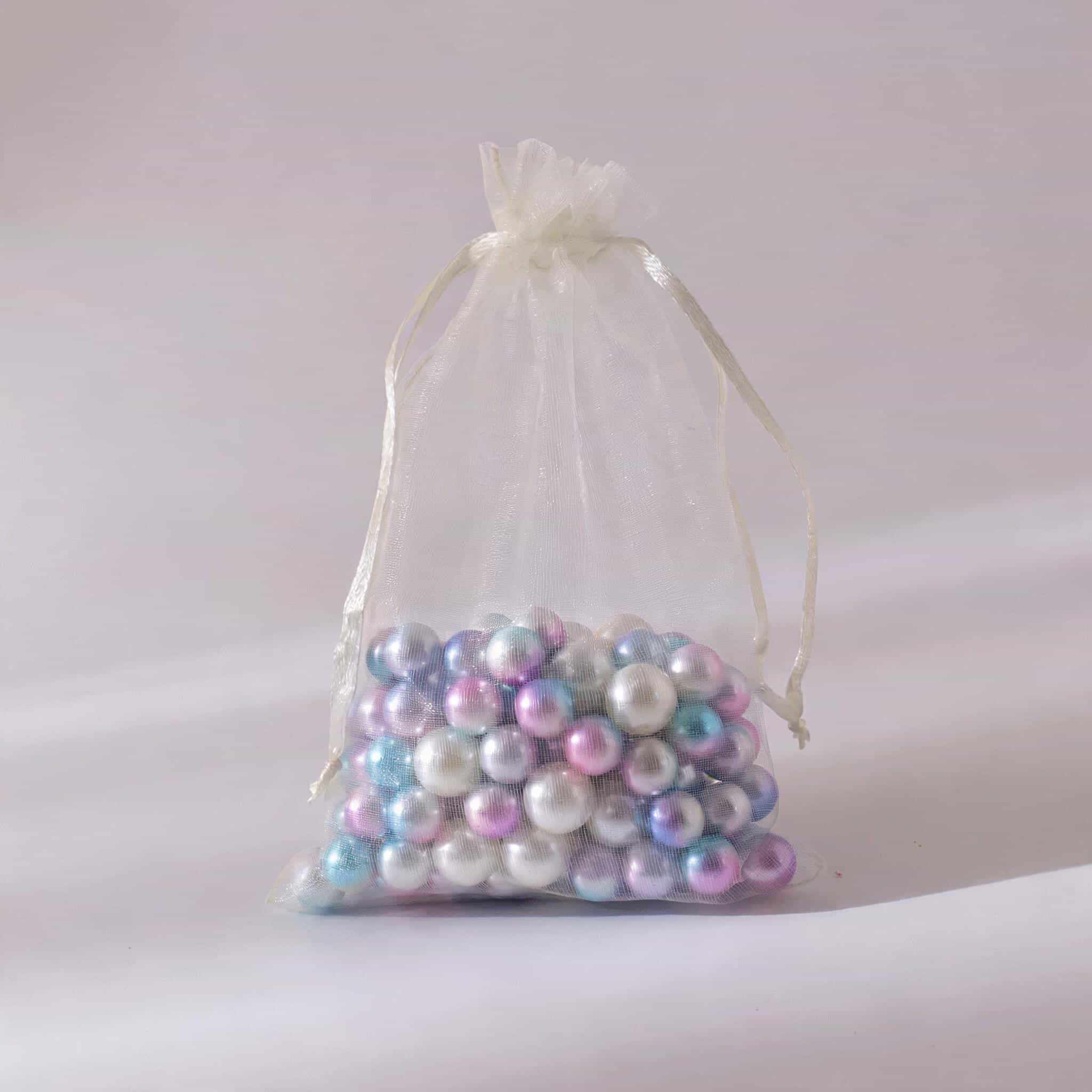 Organza Drawstring Gift Bag — Sheer Mesh Jewellery & Favour Pouch