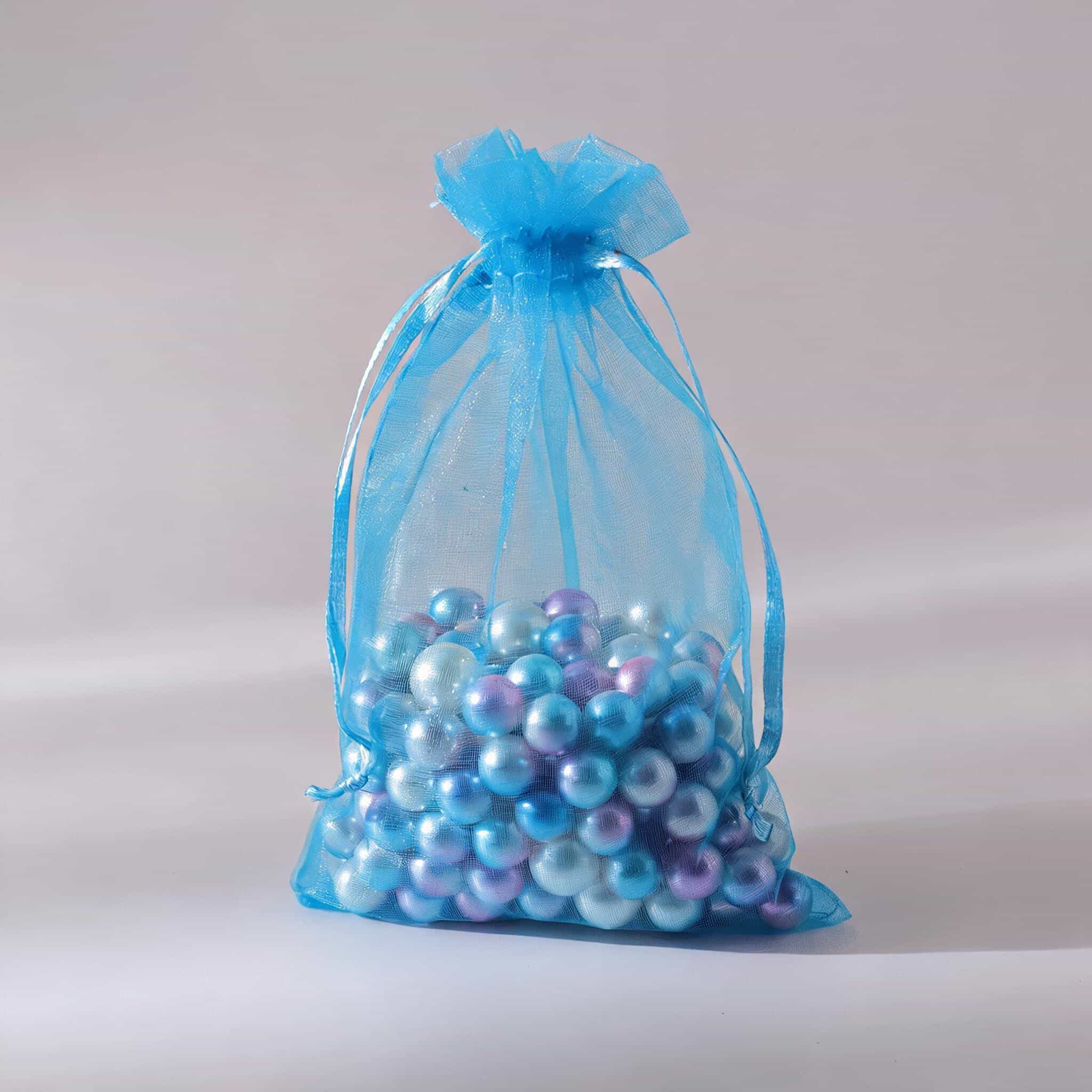 Organza Drawstring Gift Bag — Sheer Mesh Jewellery & Favour Pouch