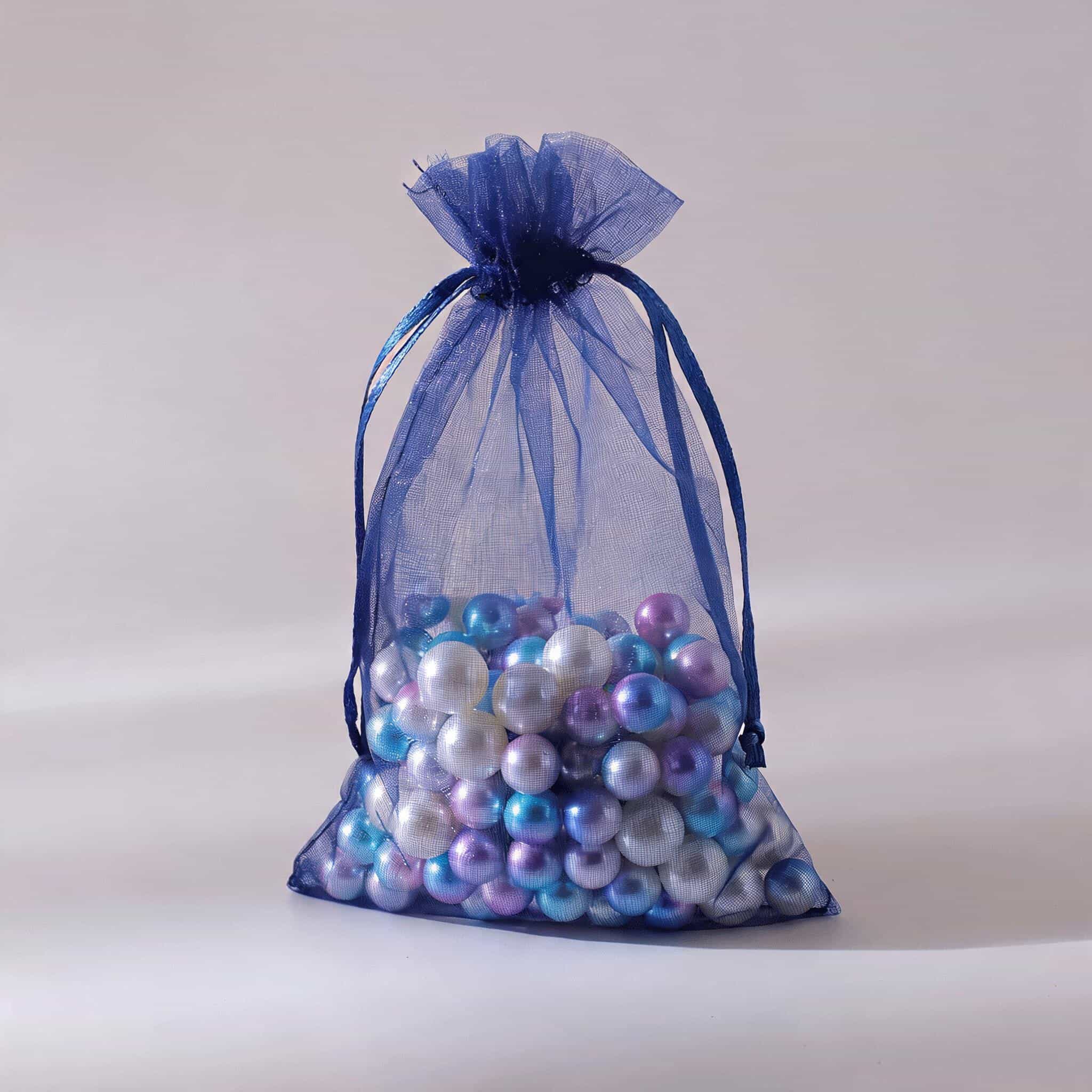 Organza Drawstring Gift Bag — Sheer Mesh Jewellery & Favour Pouch