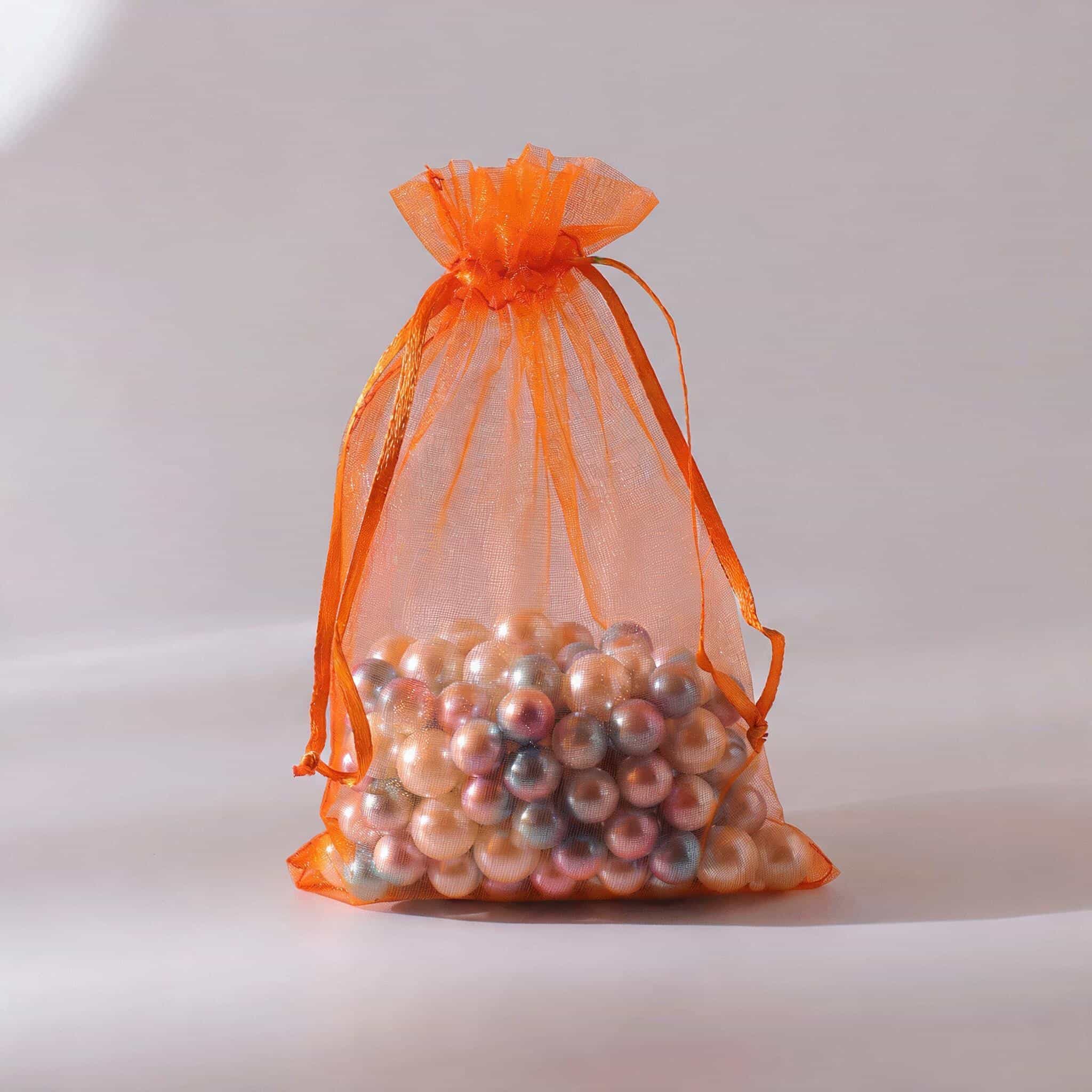 Organza Drawstring Gift Bag — Sheer Mesh Jewellery & Favour Pouch
