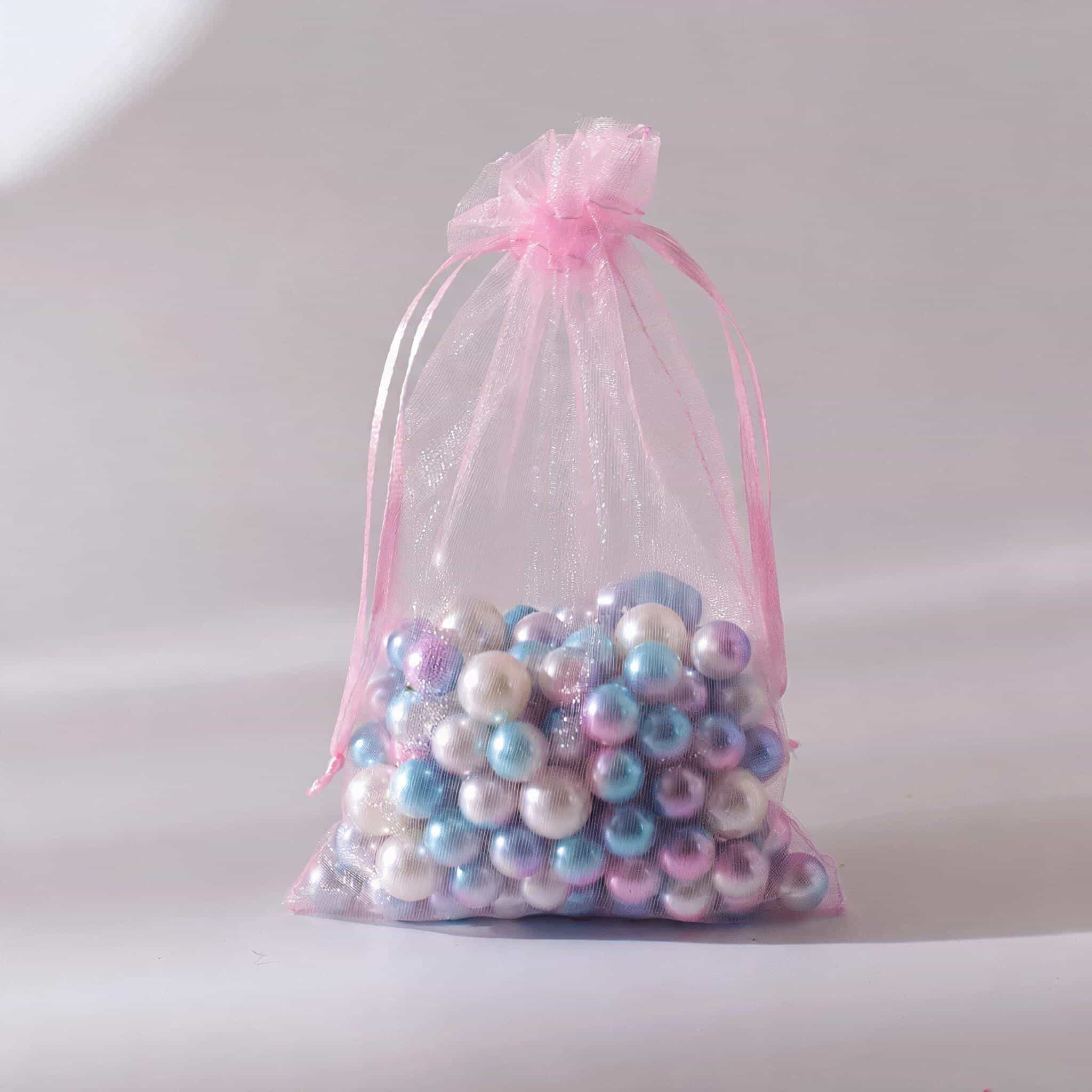 Organza Drawstring Gift Bag — Sheer Mesh Jewellery & Favour Pouch