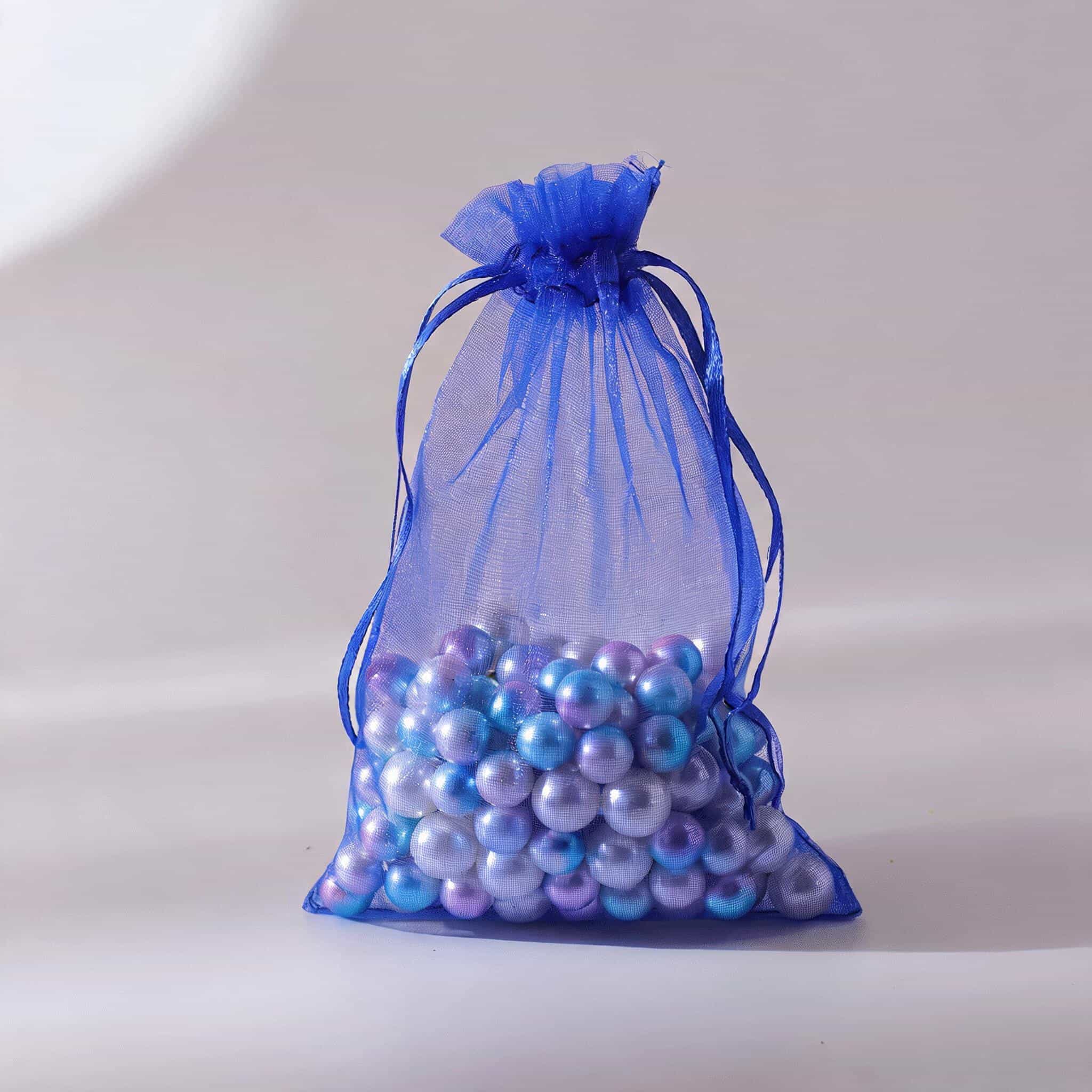 Organza Drawstring Gift Bag — Sheer Mesh Jewellery & Favour Pouch