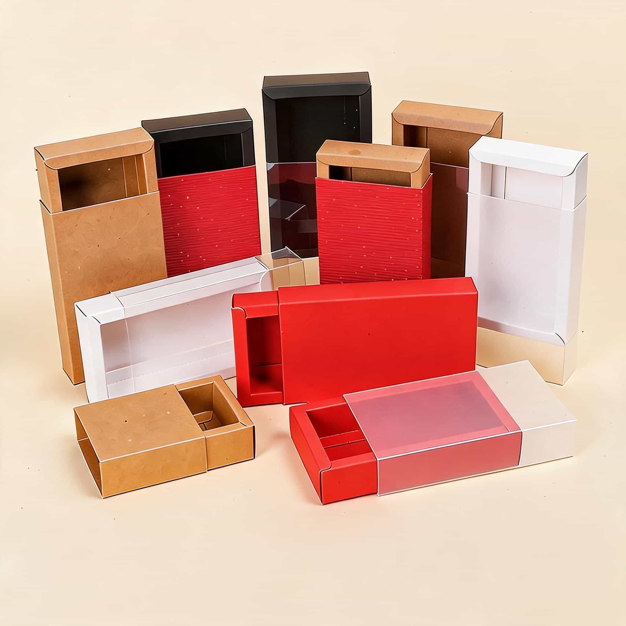 Folding Kraft Drawer Box — Low-MOQ Custom Retail Packaging