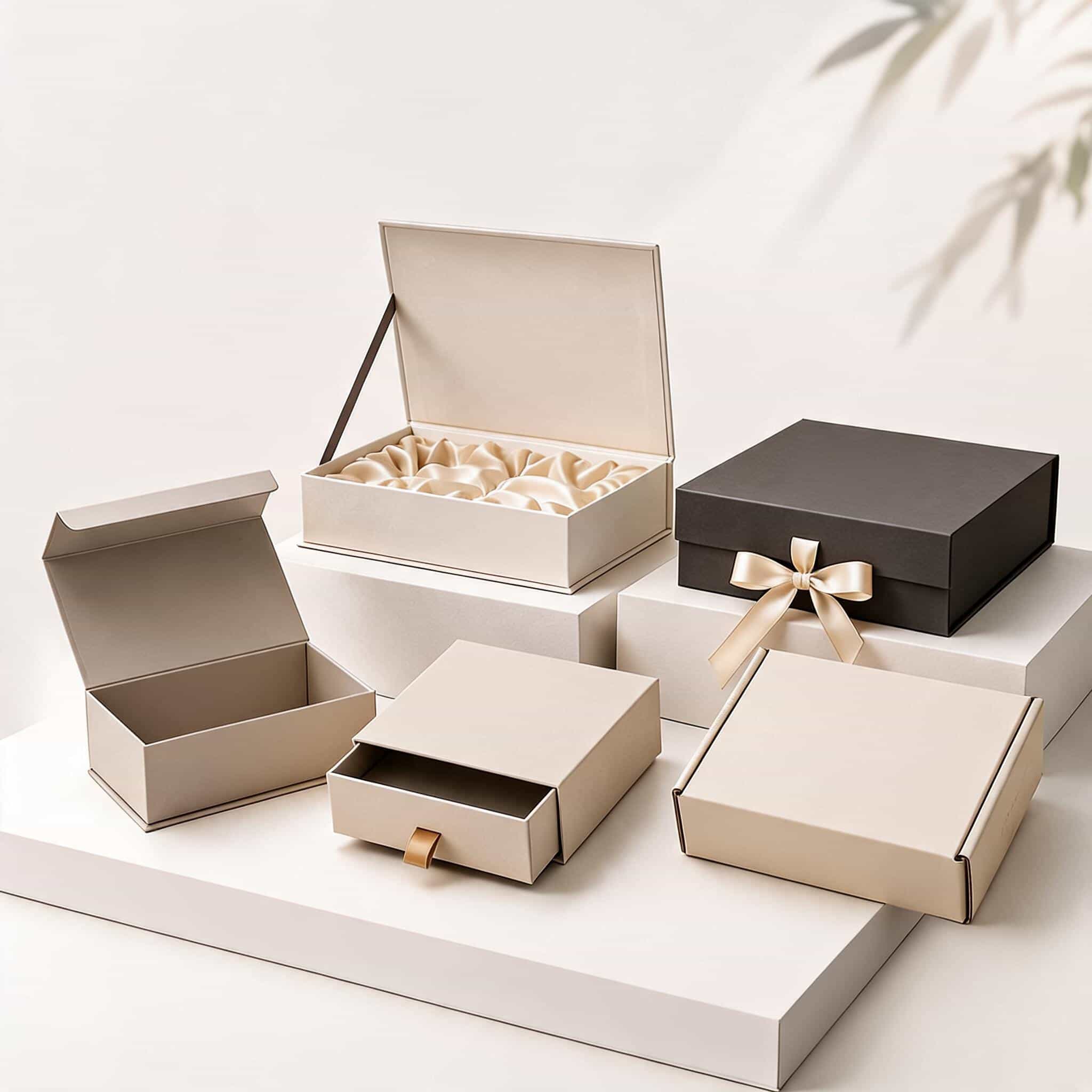Rigid Custom Gift Box — Lid & Base, Drawer, Book-Style & Window Formats
