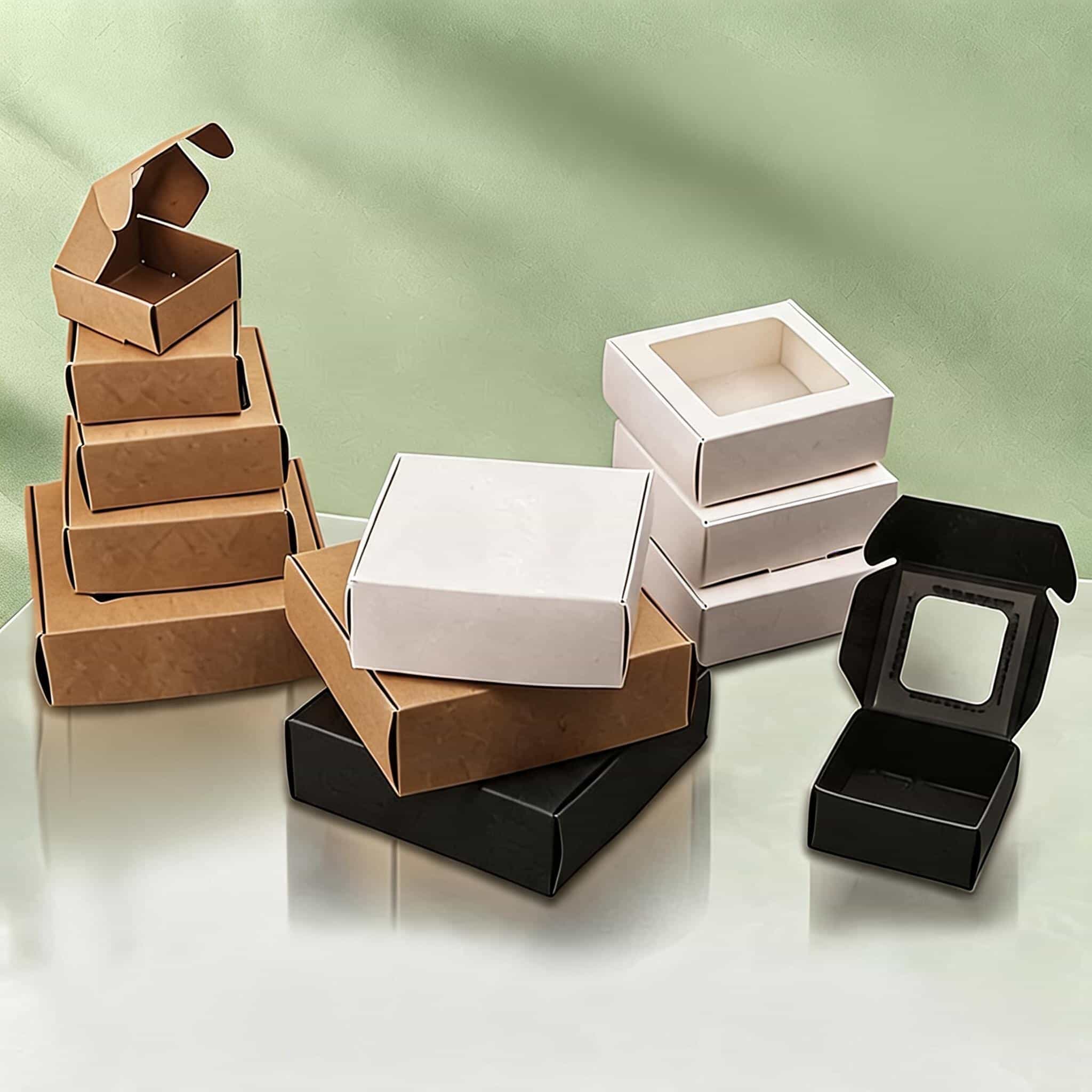 Kraft Window Box — Soap, Candle & Craft Retail Packaging