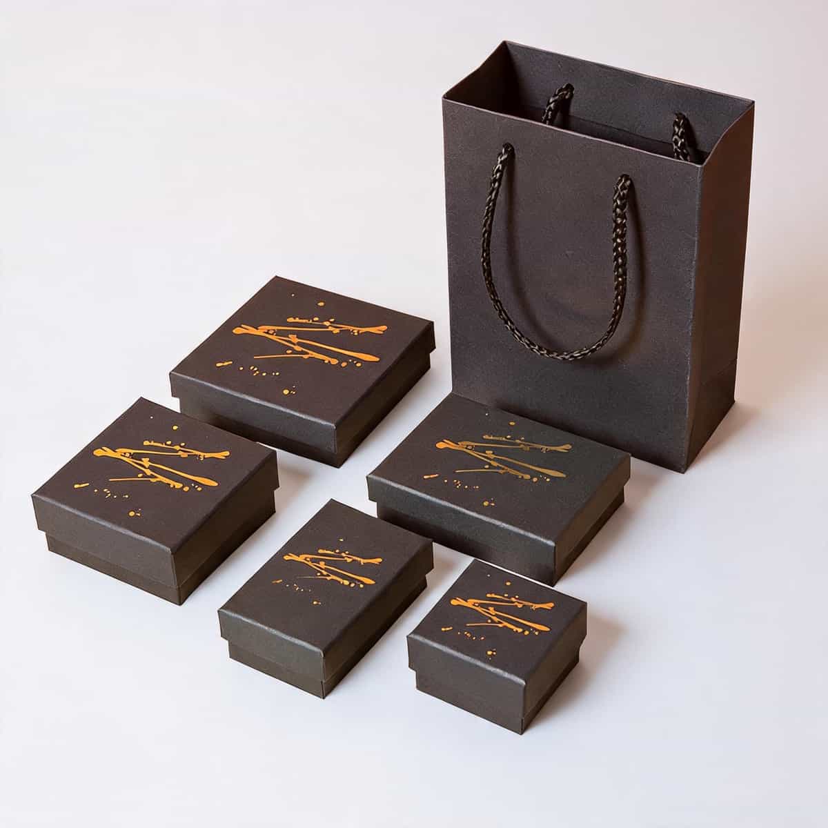 Jewelry Drawer Box — Marble & Matte Finish Retail Display Packaging