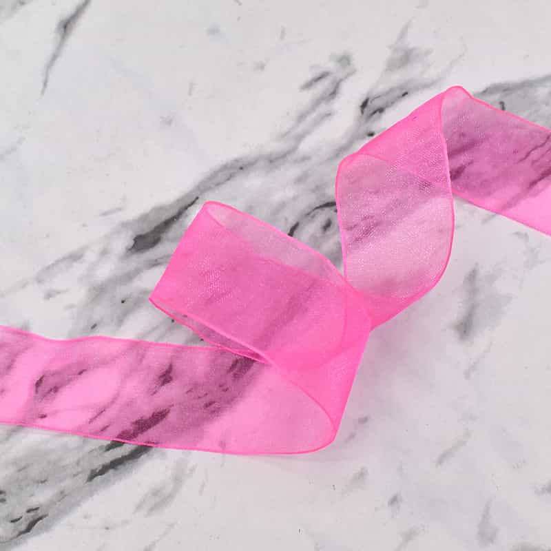 Sheer Organza Ribbon — Floral & Gift Wrap Voile, 45.7 m Roll