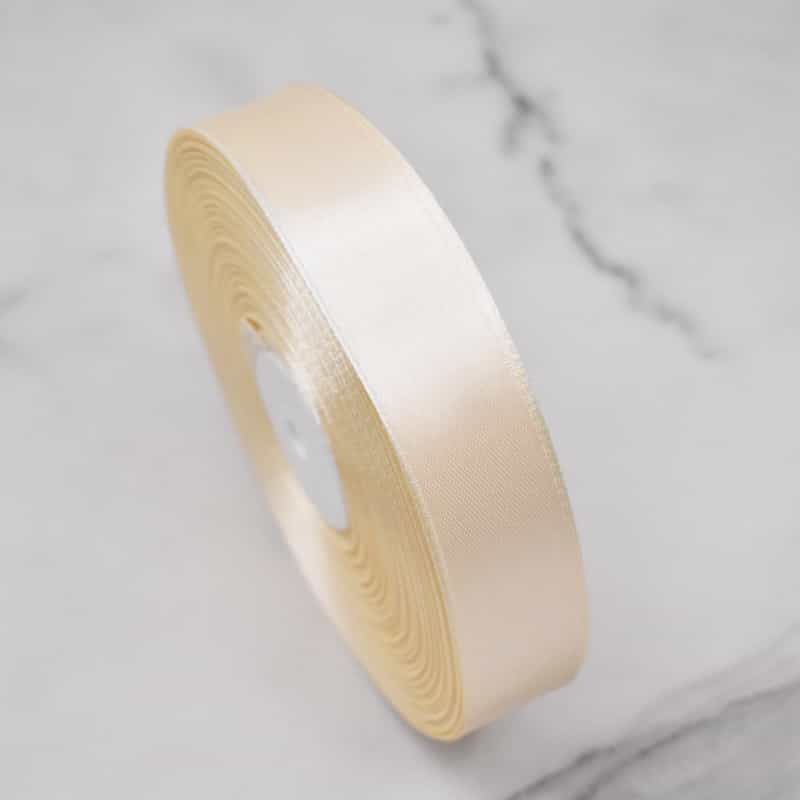 Custom Logo Printed Ribbon — 25 mm x 91 m Branded Satin