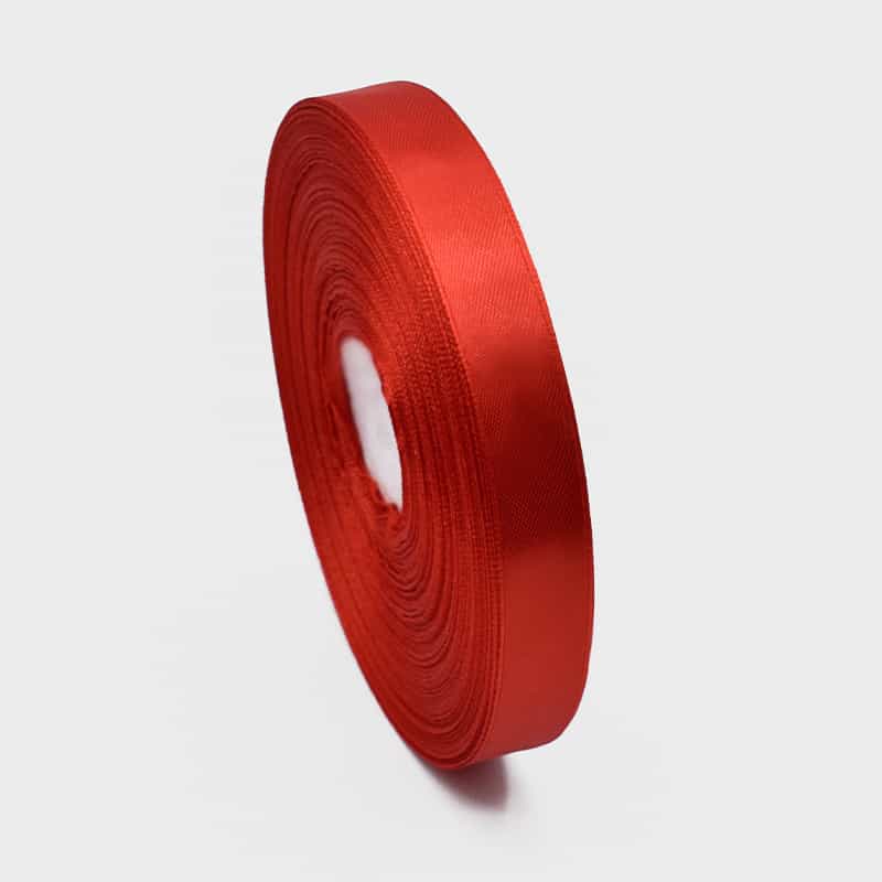 Classic Red Ribbon — 3 mm to 52 mm Festive & Ceremonial Satin