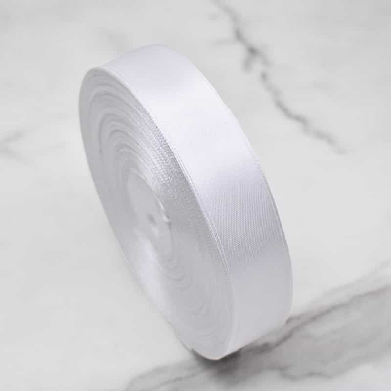 Custom Logo Printed Ribbon — 25 mm x 91 m Branded Satin