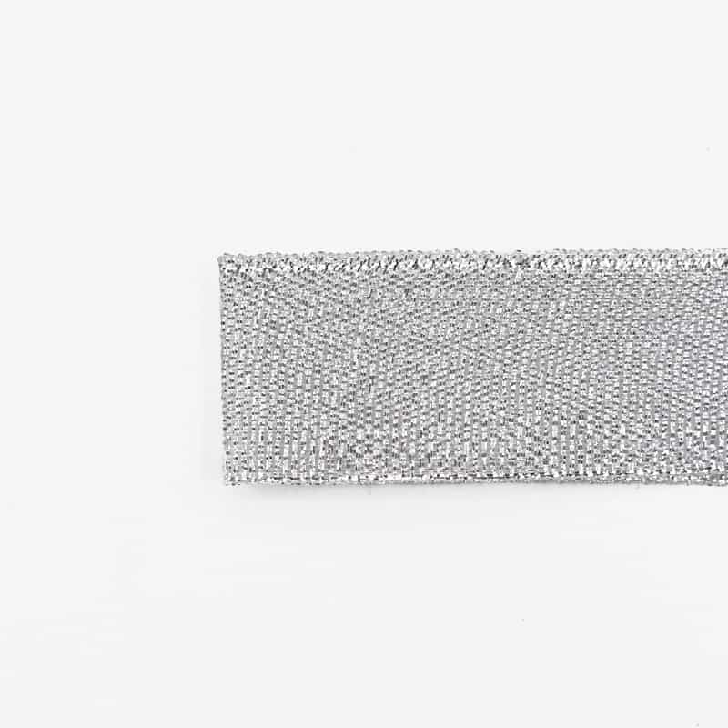 Metallic Glitter Ribbon — Gold & Silver Lurex Gift Trim