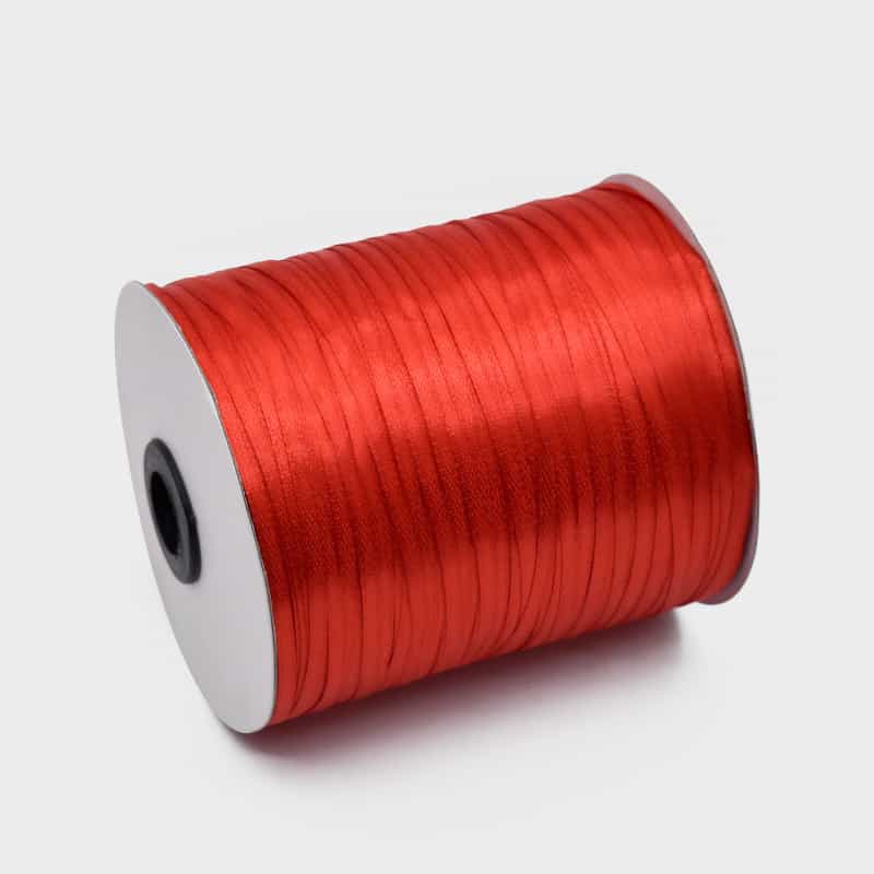 Classic Red Ribbon — 3 mm to 52 mm Festive & Ceremonial Satin