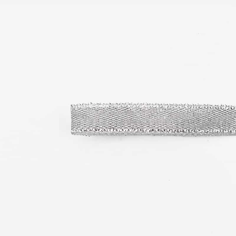Metallic Glitter Ribbon — Gold & Silver Lurex Gift Trim