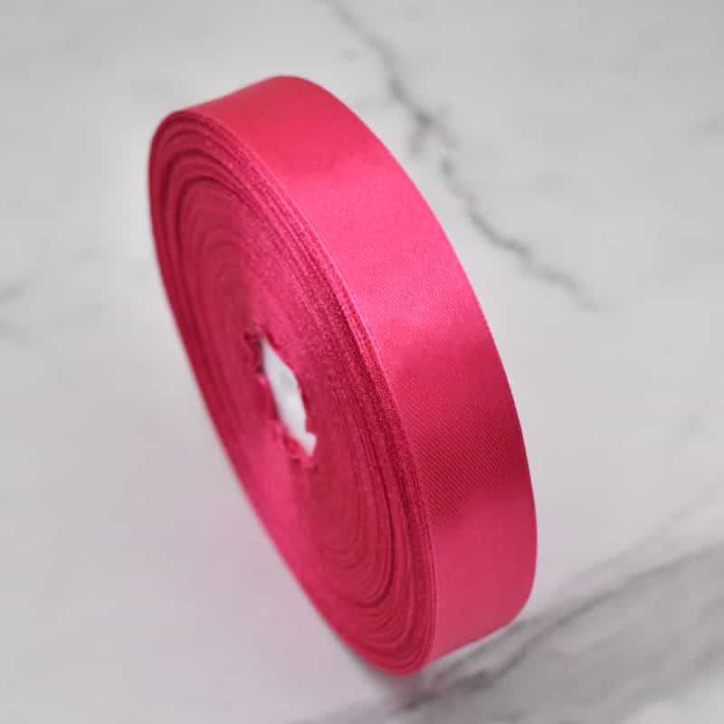 Custom Logo Printed Ribbon — 25 mm x 91 m Branded Satin