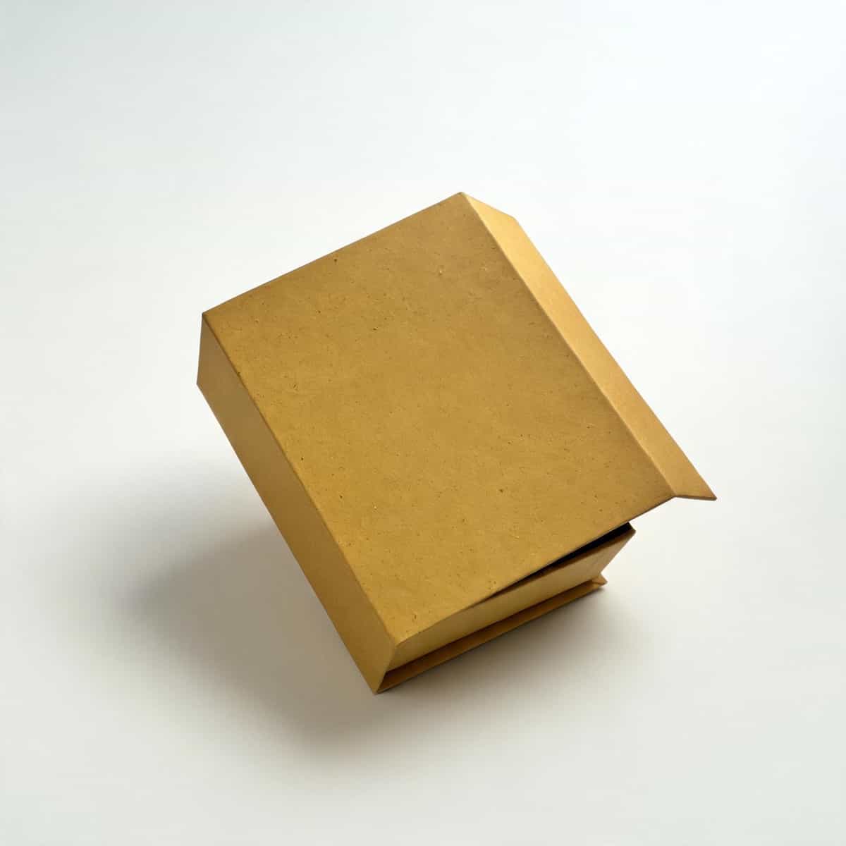 Slim Book-Style Jewelry Box —  Textured Paper Case