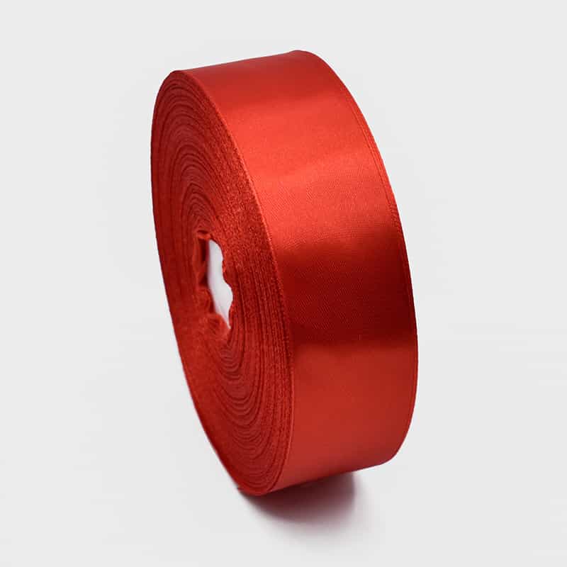 Classic Red Ribbon — 3 mm to 52 mm Festive & Ceremonial Satin