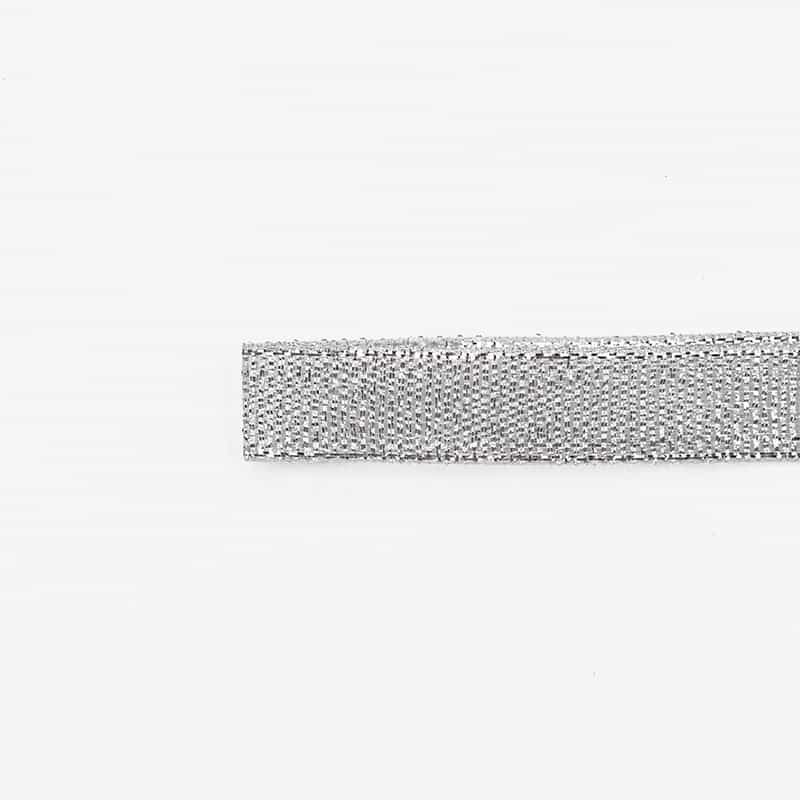 Metallic Glitter Ribbon — Gold & Silver Lurex Gift Trim