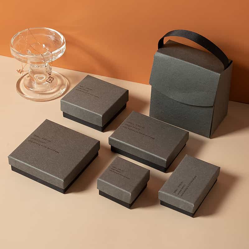 Jewelry Drawer Box — Marble & Matte Finish Retail Display Packaging