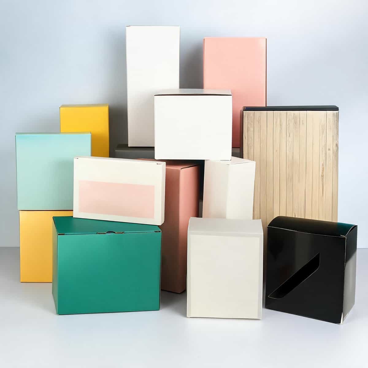 Custom Printed Corrugated Retail Box — Window, Partition & Display Formats