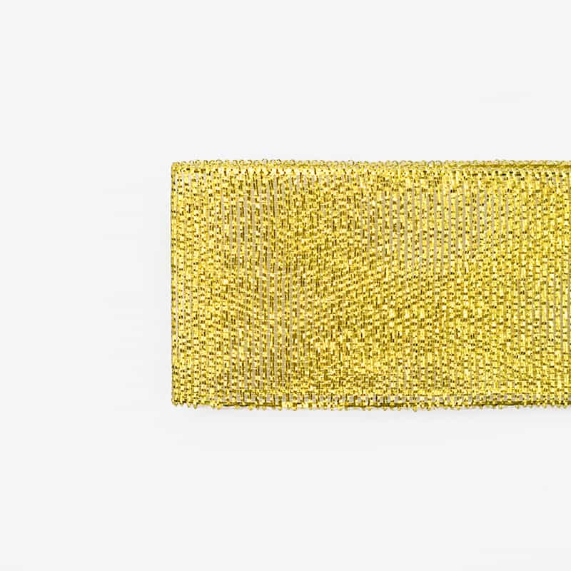 Metallic Glitter Ribbon — Gold & Silver Lurex Gift Trim
