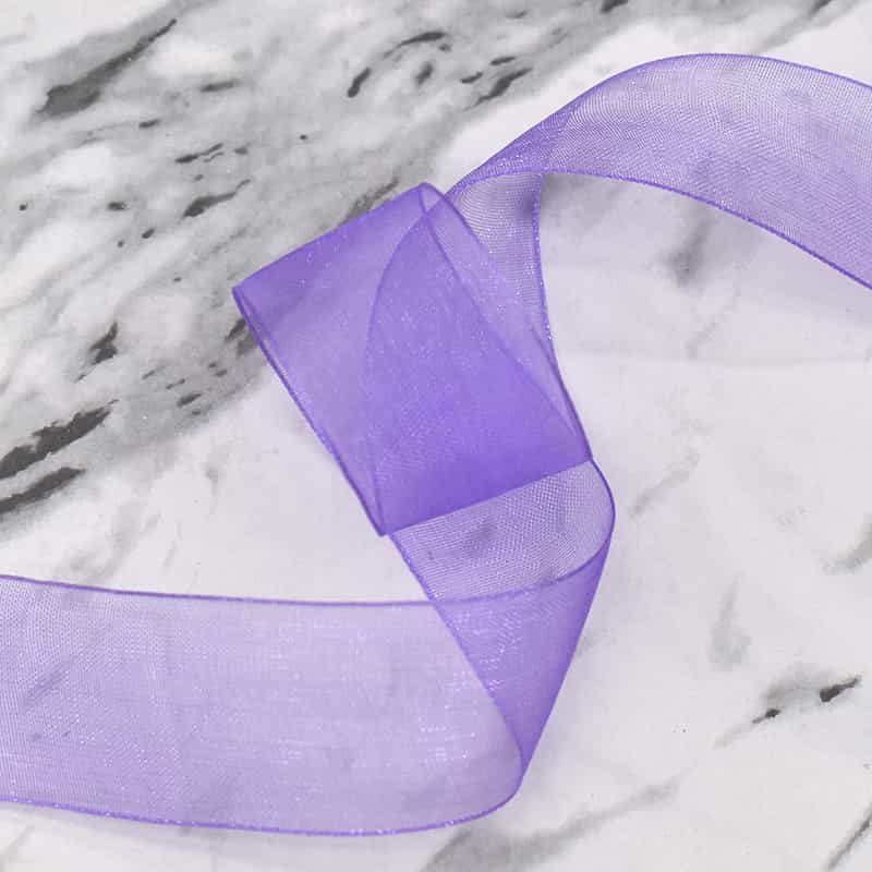 Sheer Organza Ribbon — Floral & Gift Wrap Voile, 45.7 m Roll