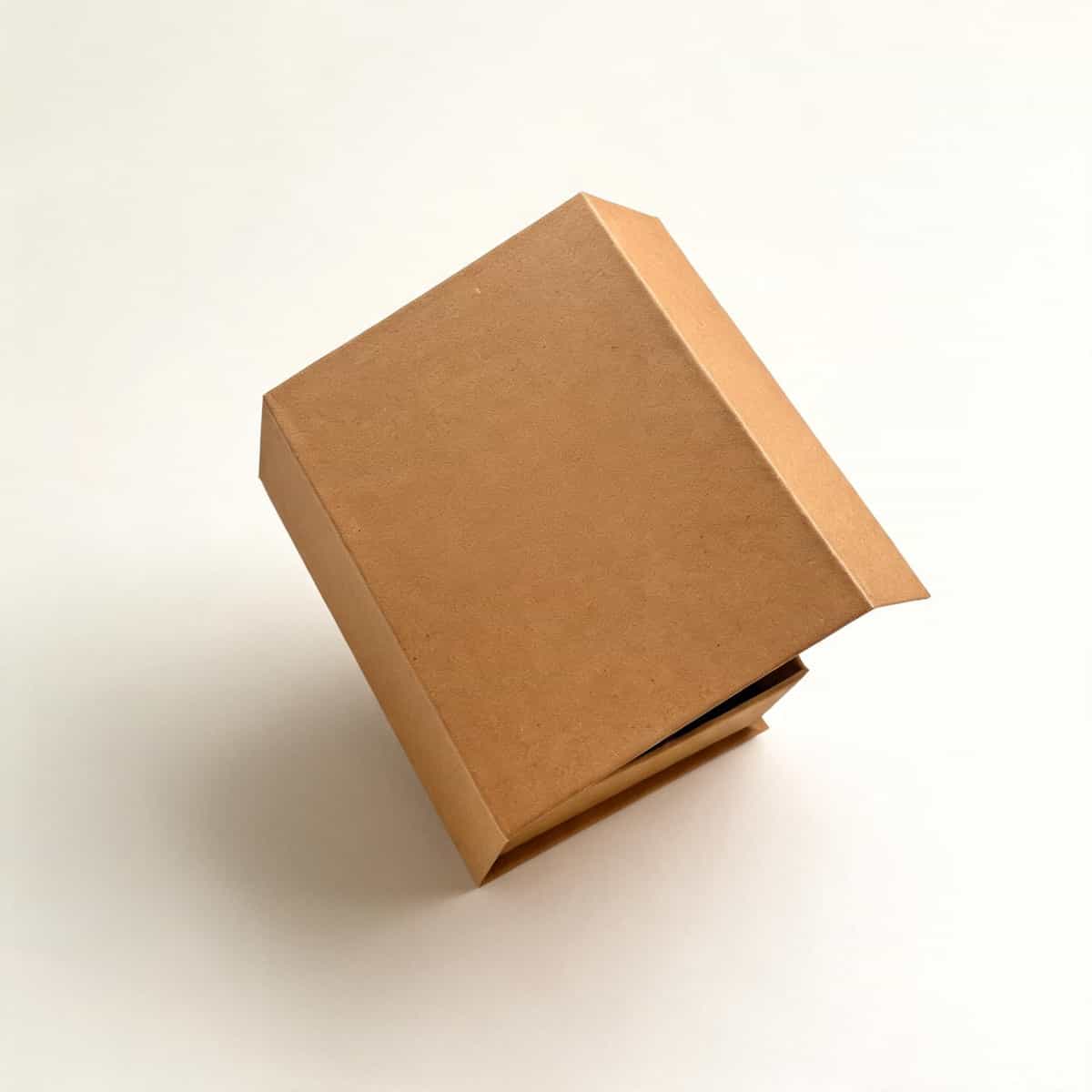 Slim Book-Style Jewelry Box —  Textured Paper Case