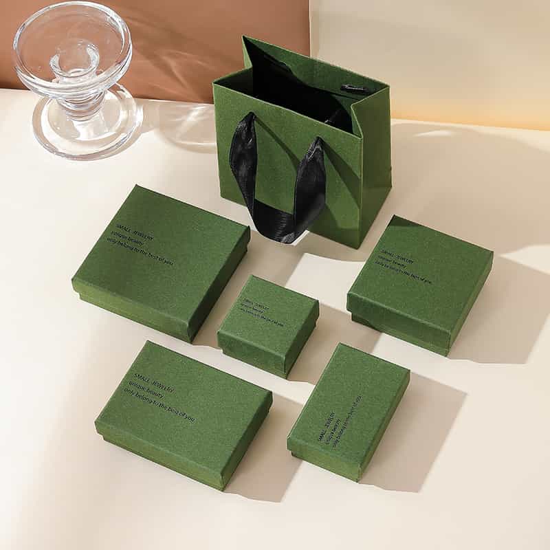 Jewelry Drawer Box — Marble & Matte Finish Retail Display Packaging