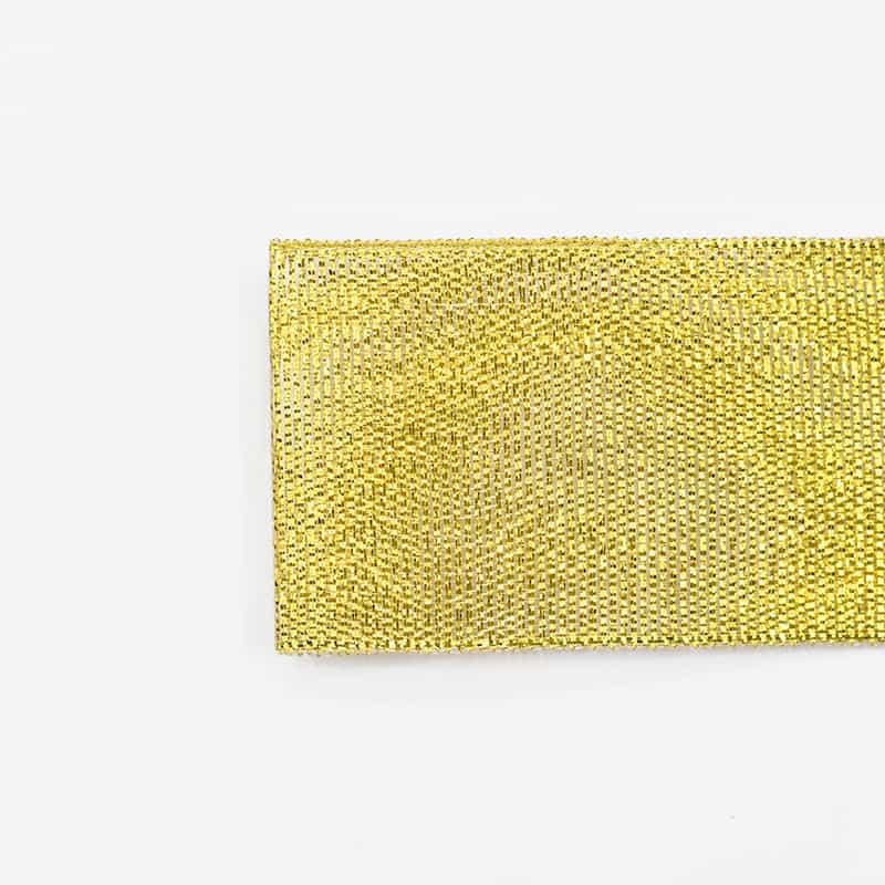 Metallic Glitter Ribbon — Gold & Silver Lurex Gift Trim