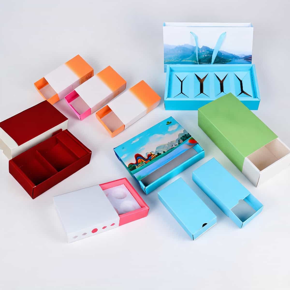 Custom Printed Corrugated Retail Box — Window, Partition & Display Formats
