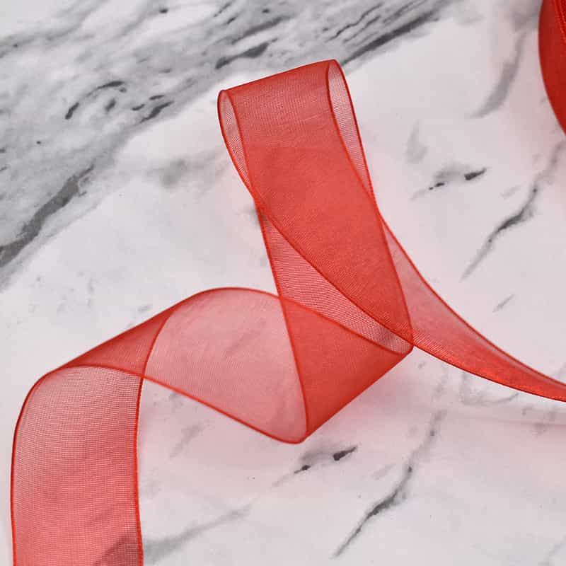Sheer Organza Ribbon — Floral & Gift Wrap Voile, 45.7 m Roll