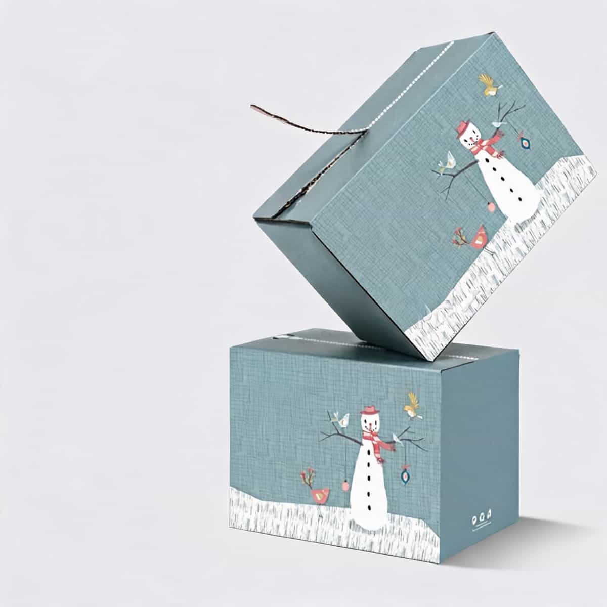 Custom Printed Corrugated Retail Box — Window, Partition & Display Formats