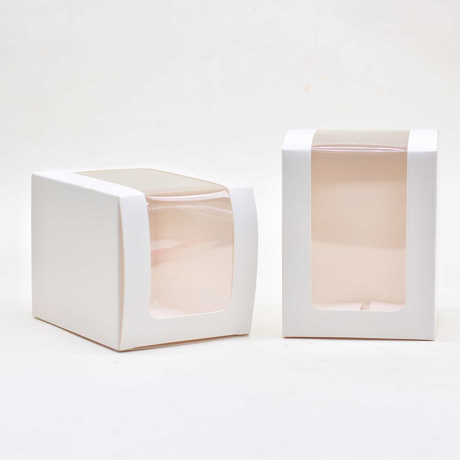 Snap-Bottom Window Box — Candle, Glassware & Trinket Retail Packaging