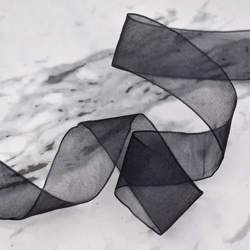 Sheer Organza Ribbon — Floral & Gift Wrap Voile, 45.7 m Roll