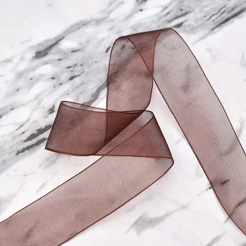 Sheer Organza Ribbon — Floral & Gift Wrap Voile, 45.7 m Roll