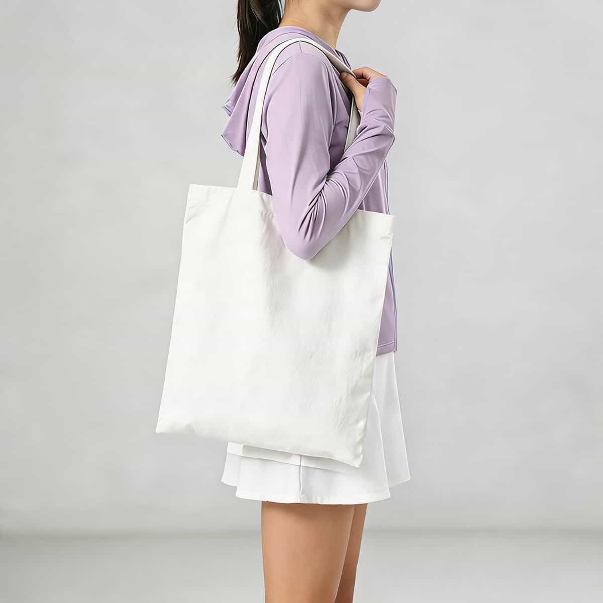 Blank Cotton Canvas Bag — In-Stock Plain Tote for Logo Printing