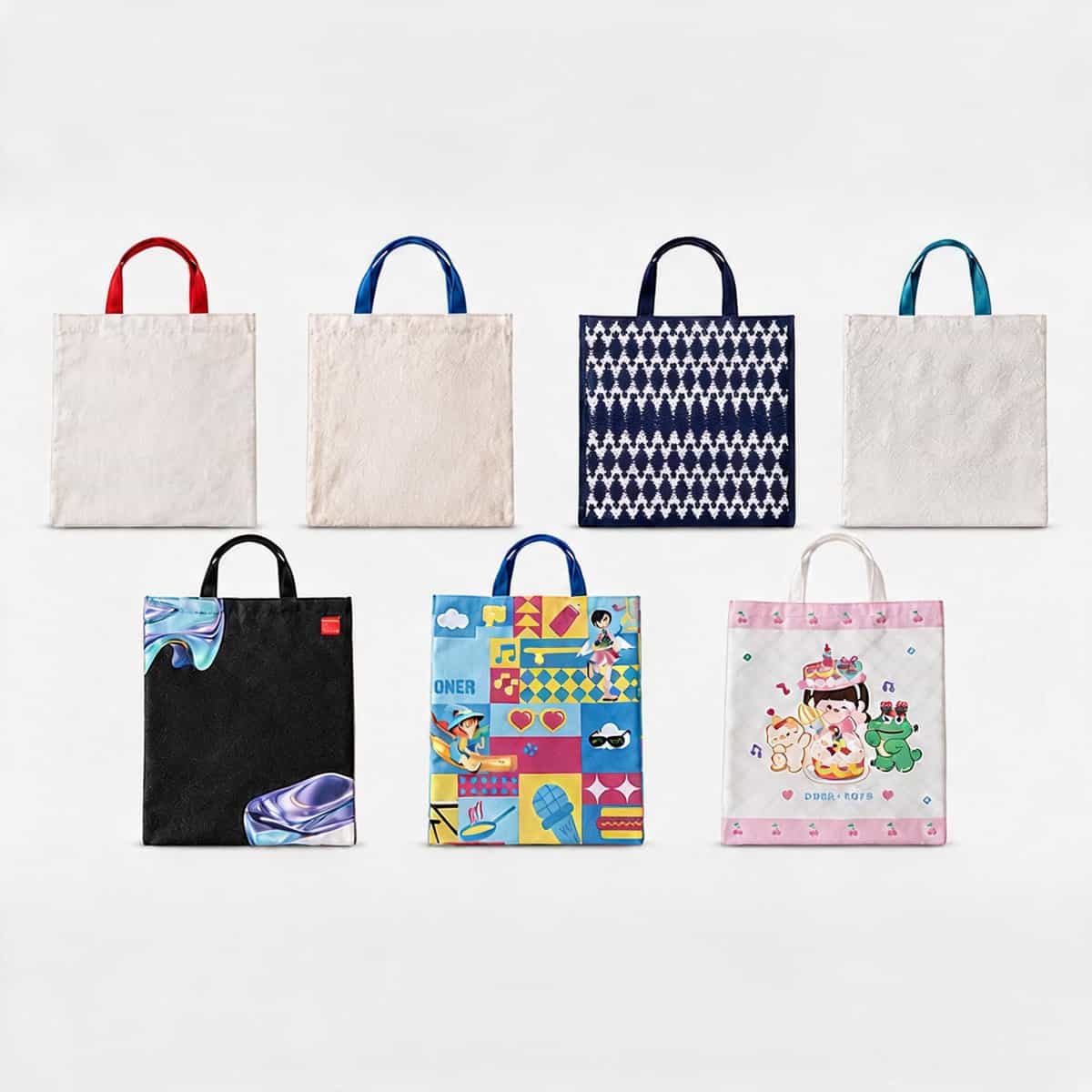 Blank Cotton Canvas Bag — In-Stock Plain Tote for Logo Printing