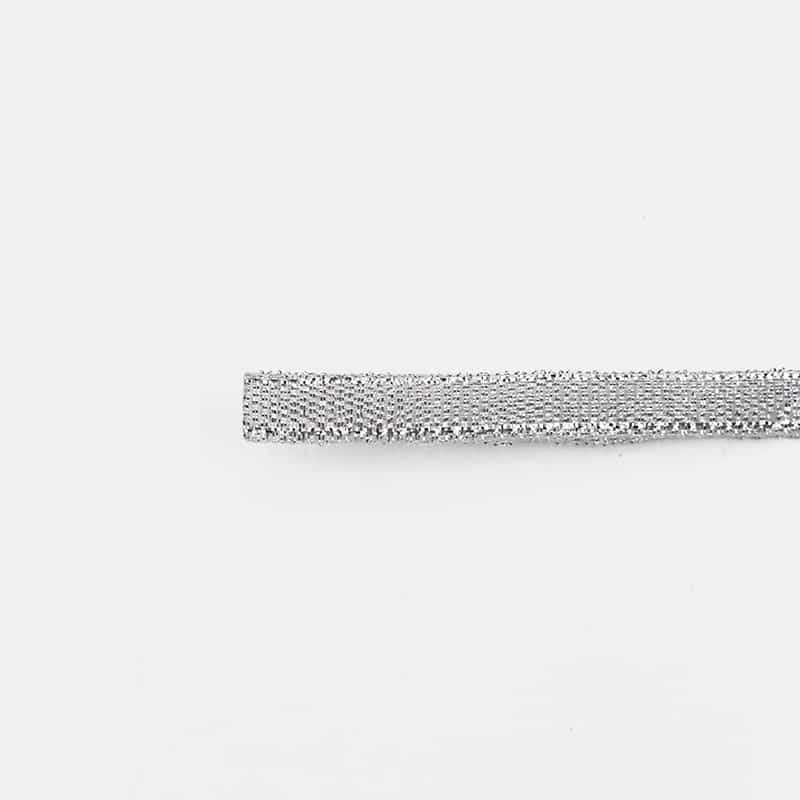Metallic Glitter Ribbon — Gold & Silver Lurex Gift Trim