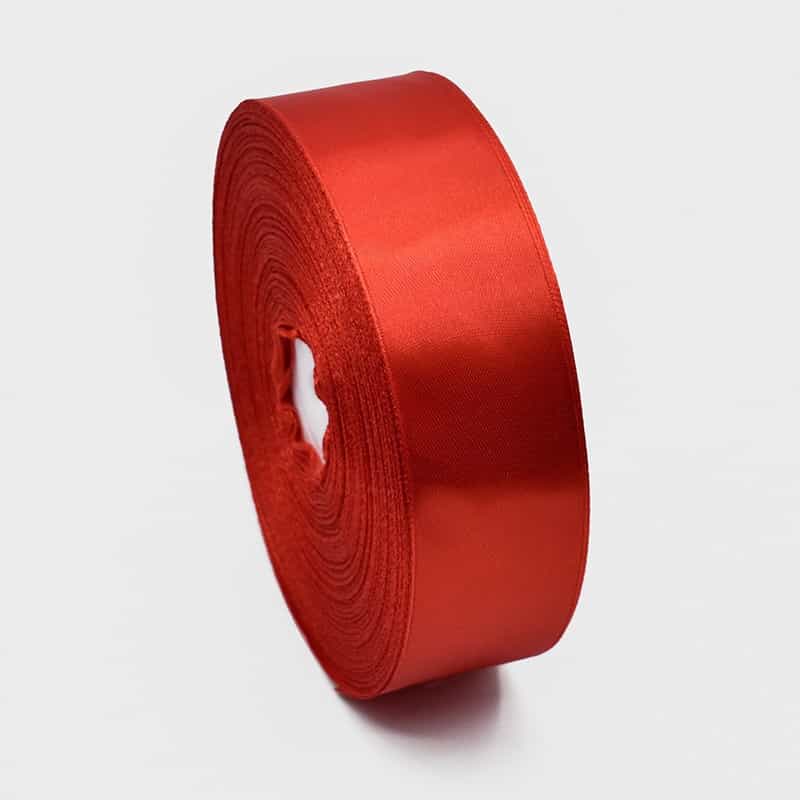 Classic Red Ribbon — 3 mm to 52 mm Festive & Ceremonial Satin