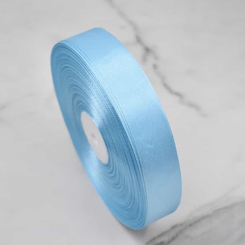 Custom Logo Printed Ribbon — 25 mm x 91 m Branded Satin