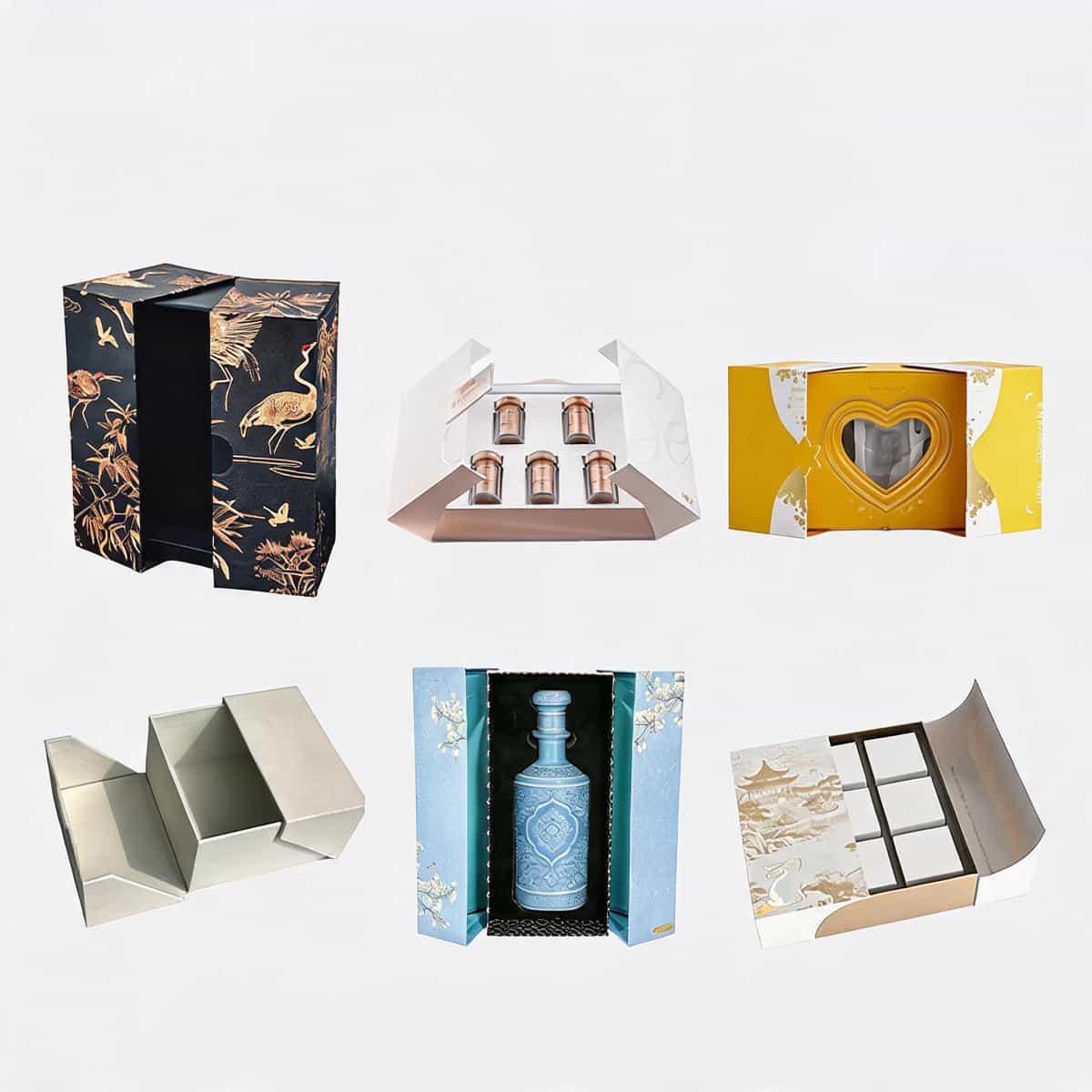 Rigid Custom Gift Box — Lid & Base, Drawer, Book-Style & Window Formats