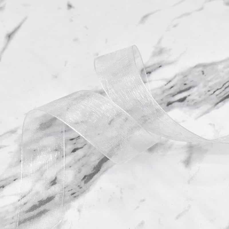Sheer Organza Ribbon — Floral & Gift Wrap Voile, 45.7 m Roll