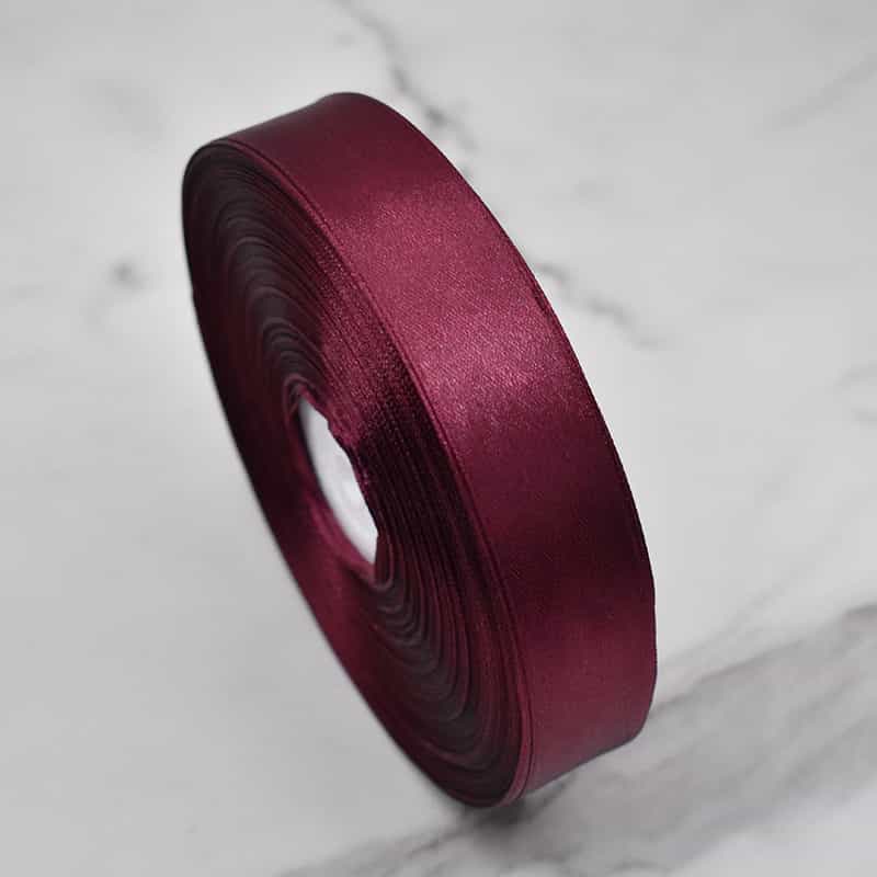 Custom Logo Printed Ribbon — 25 mm x 91 m Branded Satin
