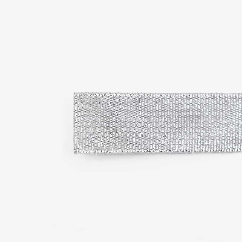 Metallic Glitter Ribbon — Gold & Silver Lurex Gift Trim