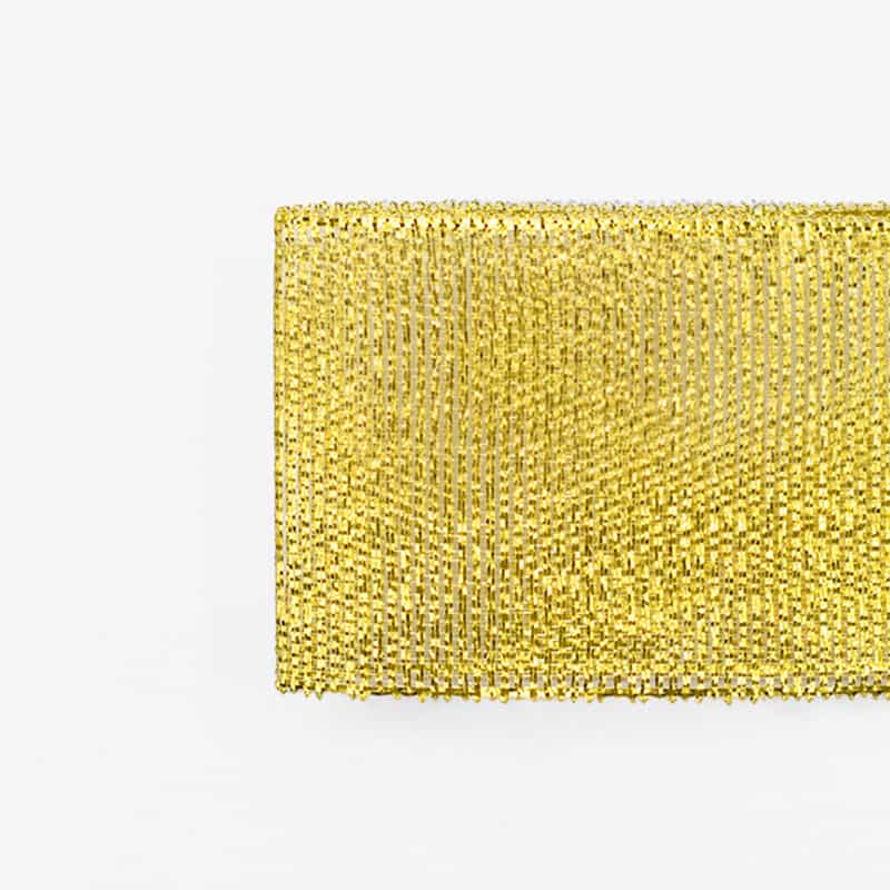 Metallic Glitter Ribbon — Gold & Silver Lurex Gift Trim
