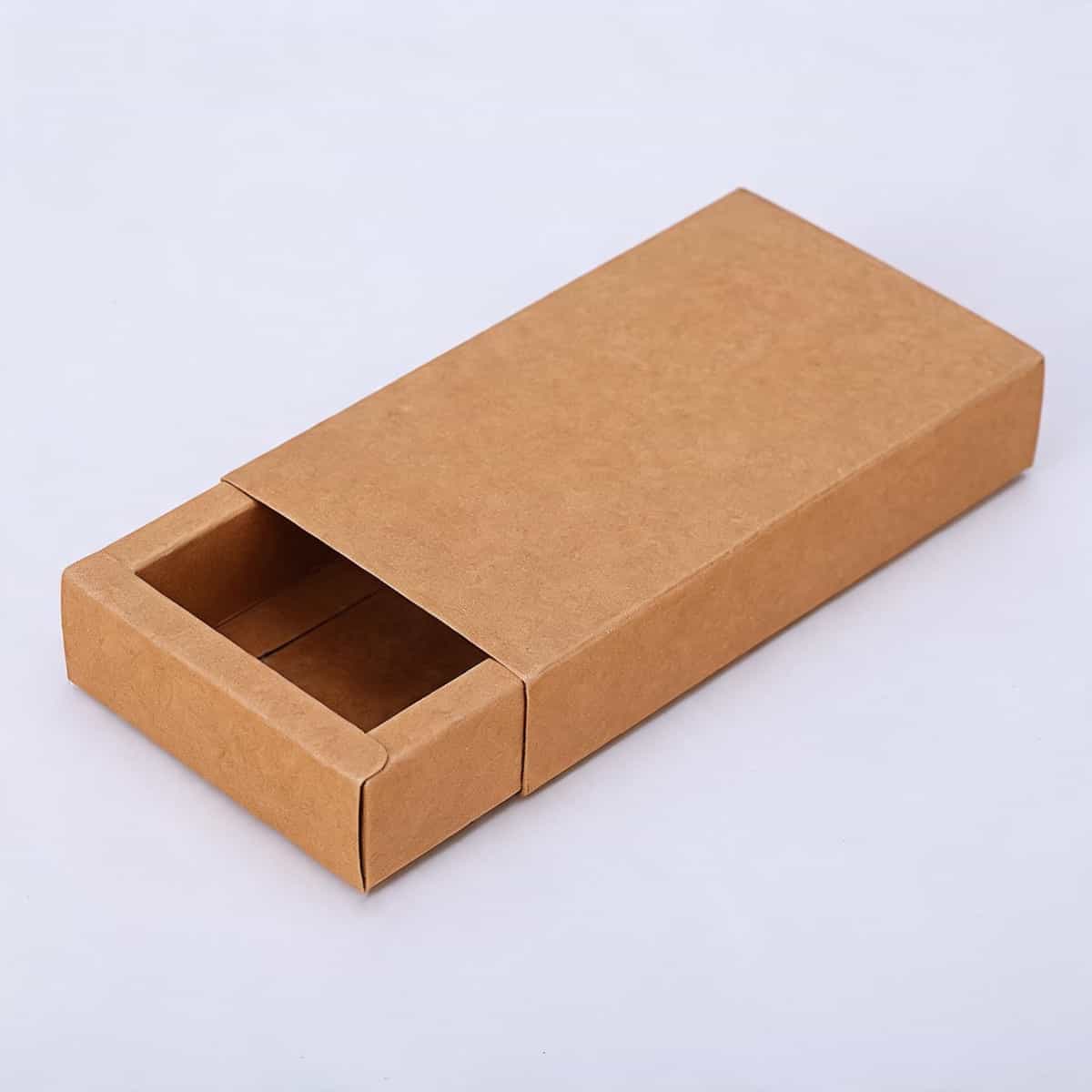 Folding Kraft Drawer Box — Low-MOQ Custom Retail Packaging
