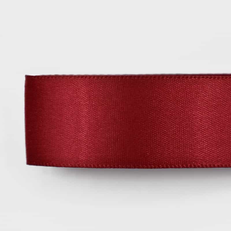 Double-Face Satin Ribbon 15 mm — Dense Weave, 91 m Roll
