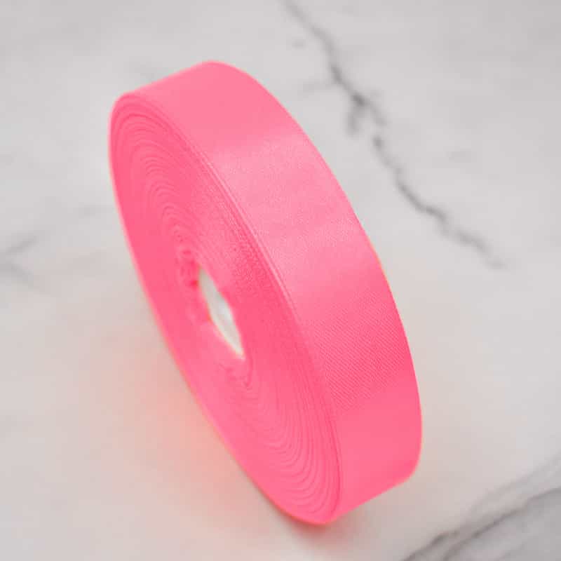 Custom Logo Printed Ribbon — 25 mm x 91 m Branded Satin