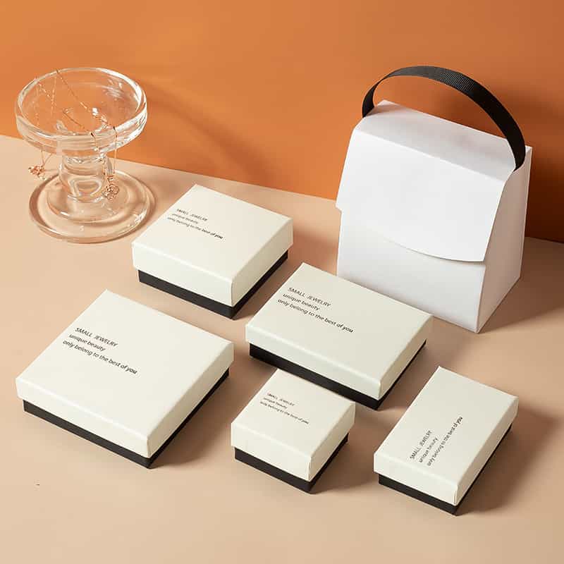 Jewelry Drawer Box — Marble & Matte Finish Retail Display Packaging